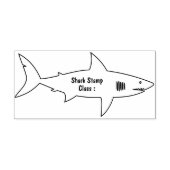 Bibliotheek van Schoolhaai Rubberstempel