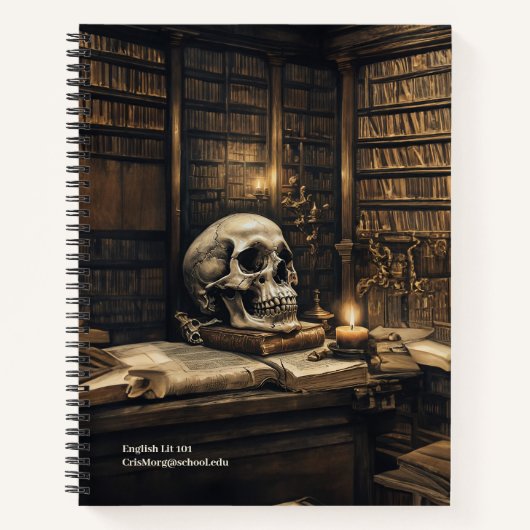 Bibliotheek van Shakespeare: Engels Notitieboek (Voorkant)