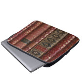 Bibliotheek van zeer oude boeken laptop sleeve (Voorkant onderkant)