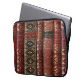 Bibliotheek van zeer oude boeken laptop sleeve (Voorkant Links)