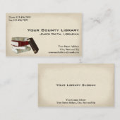 Bibliotheek Visitekaartje (Voorkant / Achterkant)