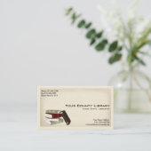 Bibliotheek Visitekaartje (Staand voorkant)