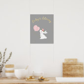 Bibliotheek voor Baby, Baby shower Teken Poster (Keuken)
