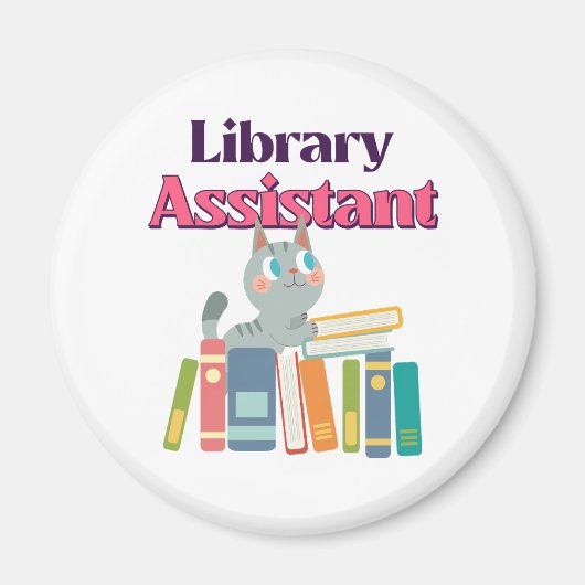 Bibliotheekassistent Magneet (Voorkant)