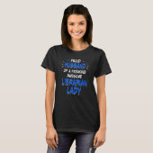 Bibliotheekboek lezen Librarian Husband T-shirt (Voorkant volledig)