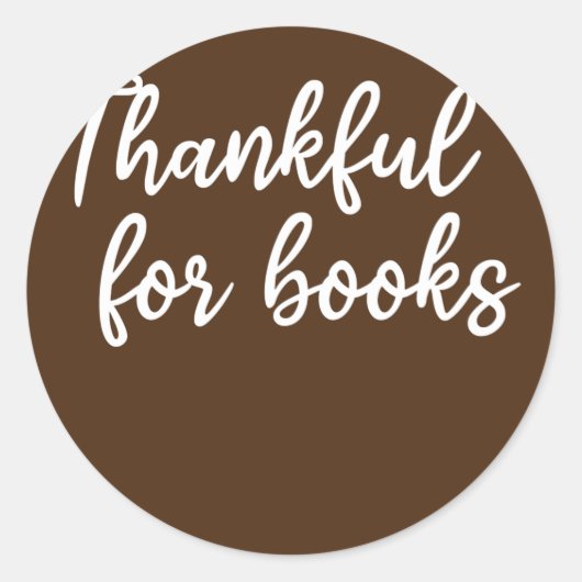 Bibliotheekboek Lover Bookworm bedankt voor boeken Ronde Sticker (Voorkant)