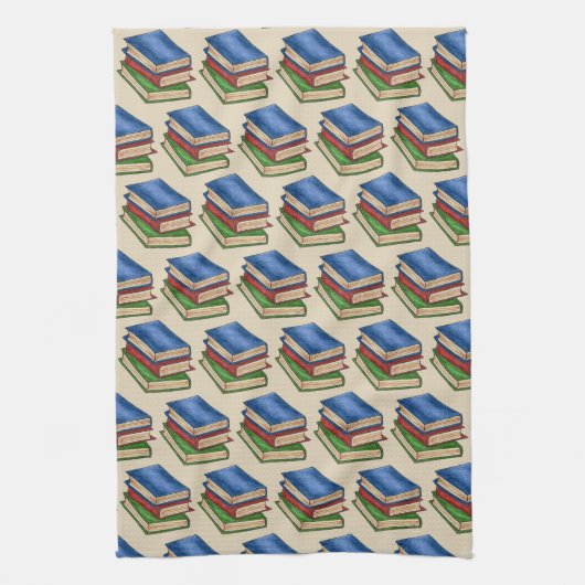 Bibliotheekboek Stack Teacher Librarian Educator G Theedoek (Verticaal)