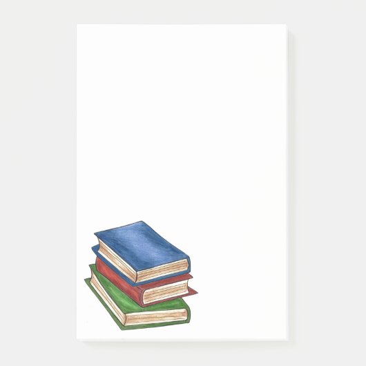 Bibliotheekboek Stack Teacher Reader Librarian Sch Post-it® Notes (Voorkant)