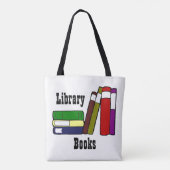 Bibliotheekboek Tote Bag (Achterkant)