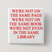 bibliotheekboek vierkante button 5,1 cm (Voorkant)