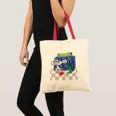 Bibliotheekboek zak grap tote bag (Voorkant (product))