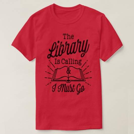 Bibliotheekboeken 1 t-shirt (Design voorkant)