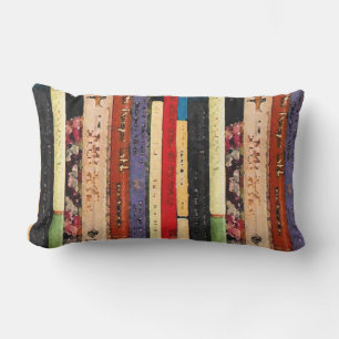Bibliotheekboeken Abstracte buitenkant Pillow Buitenkussen