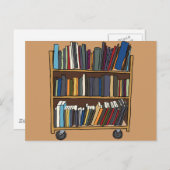 Bibliotheekboeken Briefkaart (Voorkant / Achterkant)