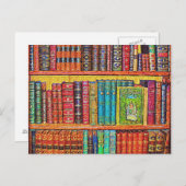 Bibliotheekboeken Briefkaart (Voorkant / Achterkant)