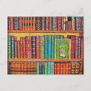 Bibliotheekboeken Briefkaart