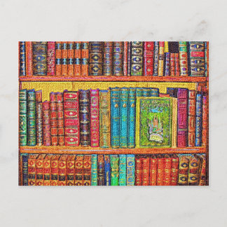 Bibliotheekboeken Briefkaart