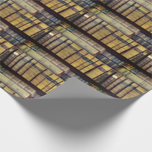 bibliotheekboeken cadeaupapier (Hoek)