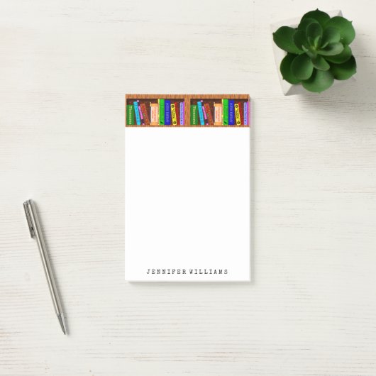 Bibliotheekboeken Engelstalige leraar schrijver ge Post-it® Notes (Kantoor)