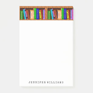 Bibliotheekboeken Engelstalige leraar schrijver ge Post-it® Notes