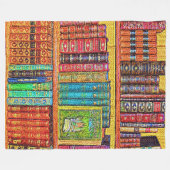 Bibliotheekboeken Fleece Deken (Voorkant (Horizontaal))