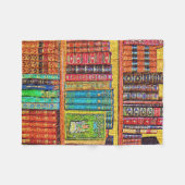 Bibliotheekboeken Fleece Deken (Voorkant (Horizontaal))