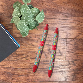 Bibliotheekboeken Gepersonaliseerde lerarenpen Blauwe Inkt Pen