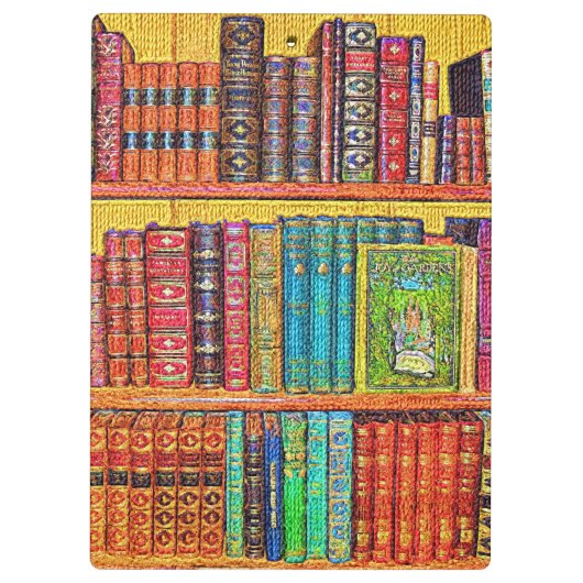 Bibliotheekboeken Klembord (Achterkant)