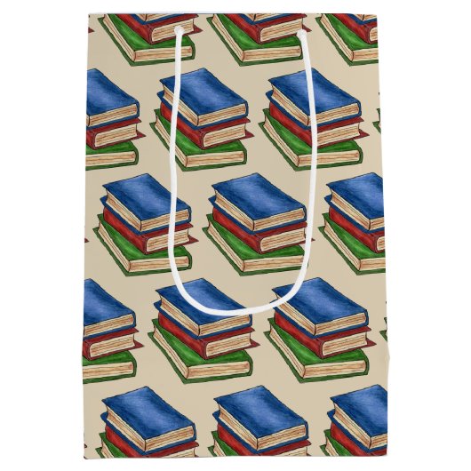 Bibliotheekboeken Leerleraar Leerlingenschool leze Medium Cadeauzakje (Achterkant)