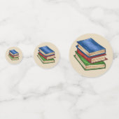 Bibliotheekboeken Leerleraar Leerschool leslokaal Confetti (Voorkanten)