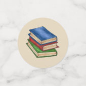 Bibliotheekboeken Leerleraar Leerschool leslokaal Confetti (Kleine voorkant)