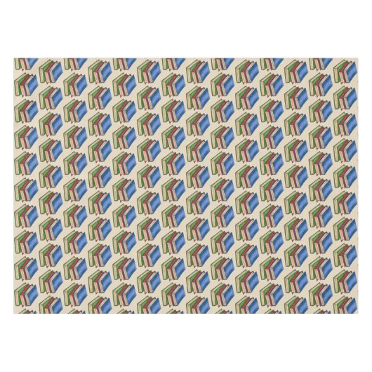 Bibliotheekboeken Leerleraar Leerschool leslokaal Tafelkleed (Voorkant (Horizontaal))