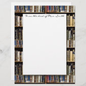 Bibliotheekboeken Letterhead (Voorkant / Achterkant)