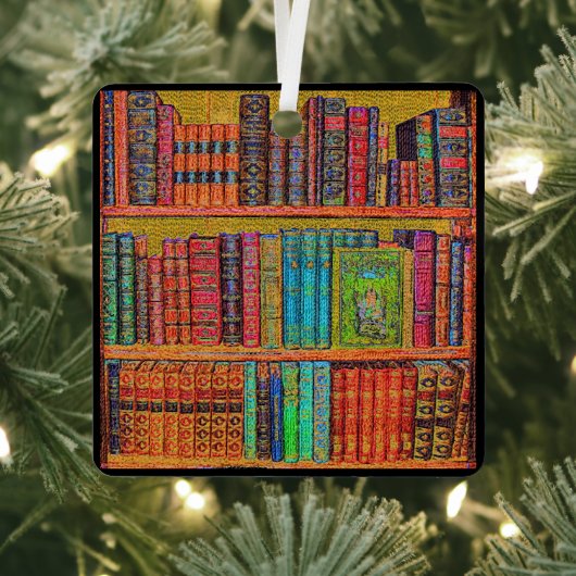 Bibliotheekboeken Metalen Ornament (Insitu)