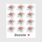 Bibliotheekboeken Retourherinnering Student Planne Sticker (Vel)