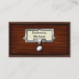 Bibliotheekboeken Schrijver Catalogus Auteur Libra Visitekaartje