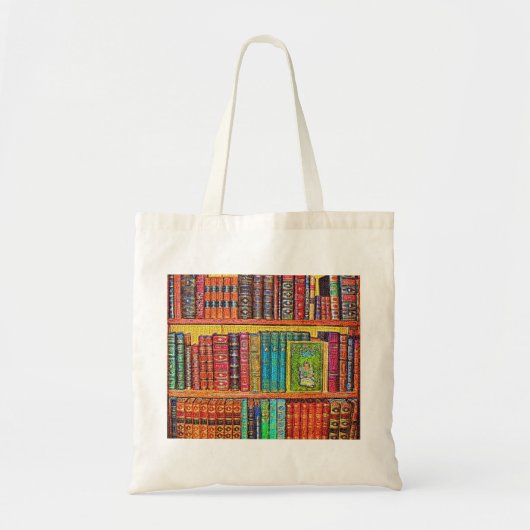 Bibliotheekboeken Tote Bag (Voorkant)
