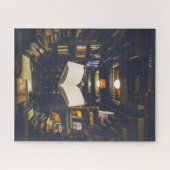 Bibliotheekboekhouders Boek openen Boek lezen Legpuzzel (Horizontaal)