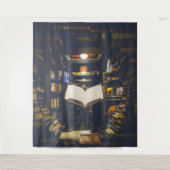 Bibliotheekboekhouders Boek openen Boek lezen Wandkleed (Voorkant)