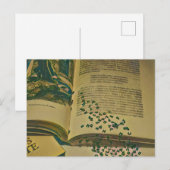Bibliotheekcadeau Briefkaart (Voorkant / Achterkant)
