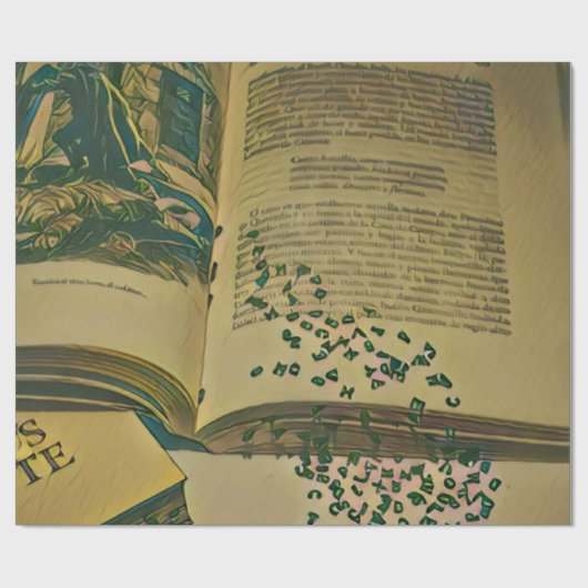 Bibliotheekcadeau Cadeaupapier (Vlak)