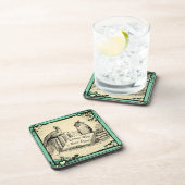 Bibliotheekcadeau. Librarian Assistant Gift. Onderzetter (Rechterzijde)