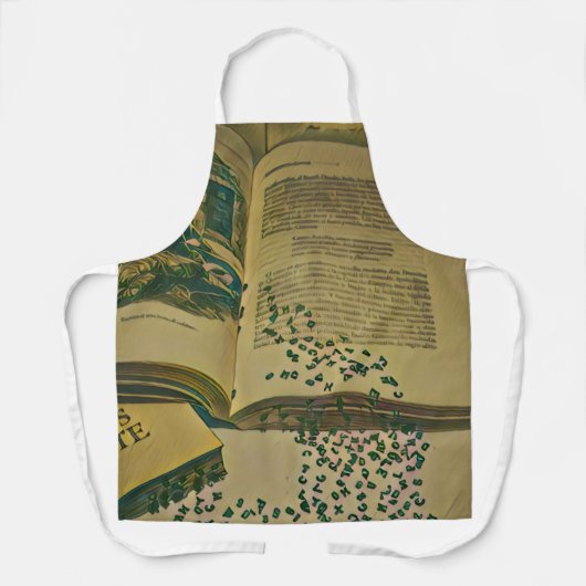 Bibliotheekcadeau Schort (Voorkant)