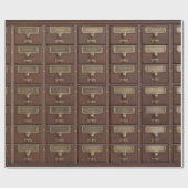  bibliotheekcatalogusbakens cadeaupapier (Vlak)