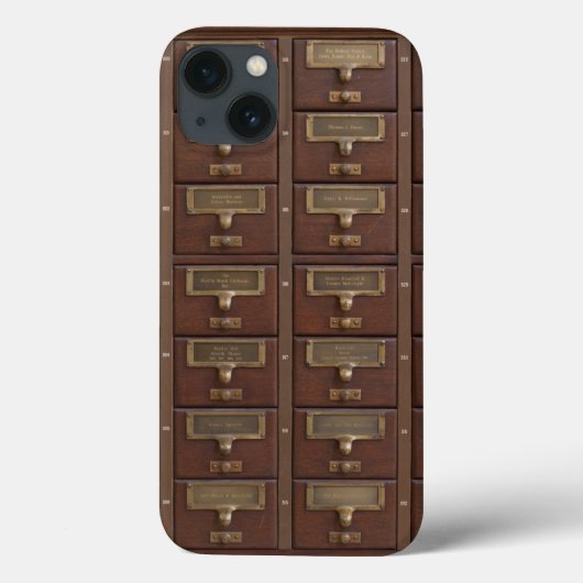  bibliotheekcatalogusbakens Case-Mate iPhone case (Achterkant)