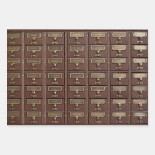  bibliotheekcatalogusbakens inpakpapier vel (Voorkant 2)