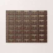  bibliotheekcatalogusbakens legpuzzel (Horizontaal)