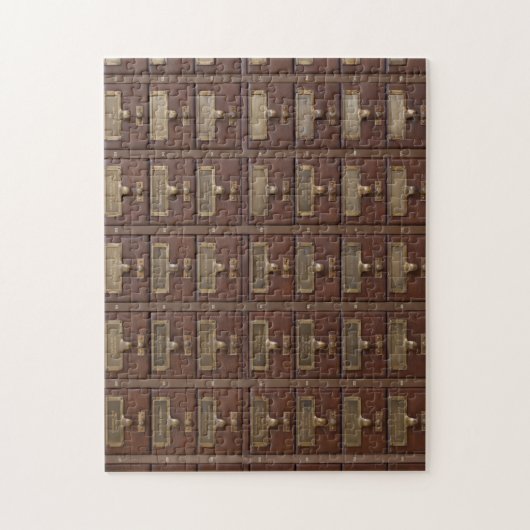  bibliotheekcatalogusbakens legpuzzel (Verticaal)