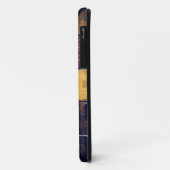  bibliotheekcataloguskast met bruin hout Case-Mate iPhone case (Achterkant/links)