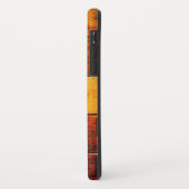 bibliotheekcataloguskast met bruin hout Case-Mate iPhone case (Achterkant/links)